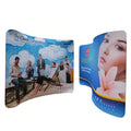 10x10ft 3x3m Trade Show Booth Shelf Display Backdrop Banner Stand Exhibition Counter Portable Lightweight Expo Display