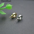 Good Quality Nickel Free Anti Fading Gold Silver Plated Small Size Smooth Lock Clasps for Jewelry Pearl Bracelet Making