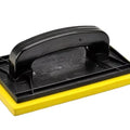 215*135mm Yellow EVA Float Foaming Plaster Trowel with Plastic Handle for Sale