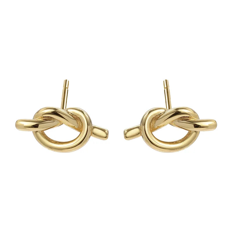 Hot Sale Fancy Women 925 Sterling Pure Silver Jewelry Stud Earrings