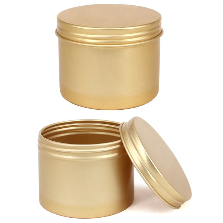4oz food grade tin can Aluminum Cosmetic jar Tins metal jar Aluminum Metal Packaging Cosmetic Tin Can