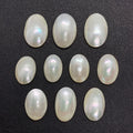 15x24m Precious Real Natmm Oval Mabe Pearl Loose Beads for Rings