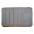 Factory Supply New Stripe Type Memory Foam Non-slip Bath Mat Quilted
