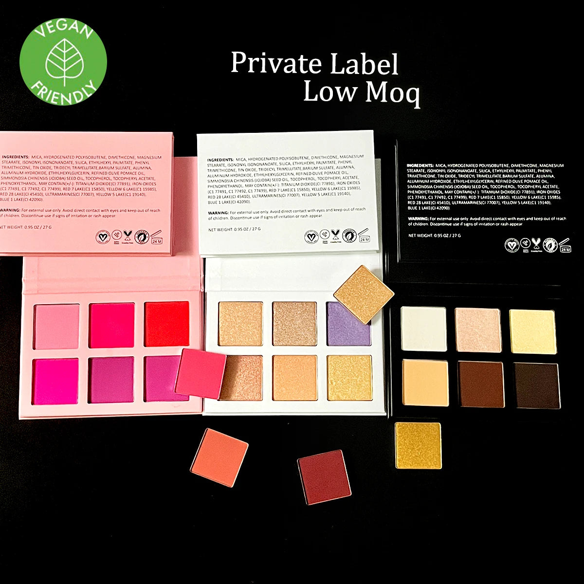 Francy fancy Vegan Glow Face Highlighter Vendor Makeup Private Label Pressed Highlighter DIY Blush Bronzer Highlighter Palette
