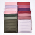 Factory Best-selling Autumn/winter/new Scarf Matte Satin Solid Color Scarves Wholesale 110*110 Big square Scarf