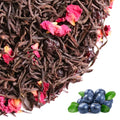 Natural Detox Tea OEM Custom Flavor Dried Fruit Rose Mixed Black Tea Blueberry Black Tea