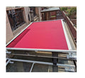 DM Electric Aluminum Retractable Pergola Awning Acrylic Sail Remote Control Windproof PU Coated Extra Rain Cover Customized