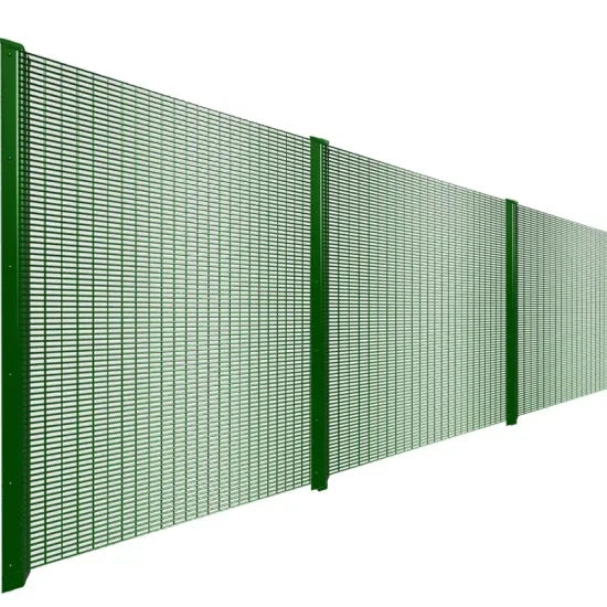 Anti Climb 358 Heat Treated Galvanized Steel Powder Coated Rodent Proof Eco-Friendly Customizable Height Security Fencing Panels