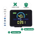 Electric Bike LCD Display for Road Bike Waterproof Connector 36V/48V Compatible Multi-Function Plastic Computer with Big Meter