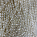 Wholesale Natural White Freshwater Loose Pearls Beads 3.5-4mm Grade a 16-inch Strands