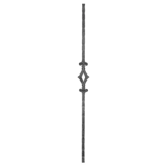 1000mm Ornamental Components Elements Steel Spindle  for Staircase Railing Handrail Balcony Balustrade Gate Fence Parts