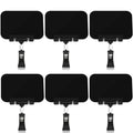 Rectangle Double Sided Blackboard Mini Plastic Chalkboard Sign Clips with Message Board Food Labels