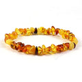 Wholesale Genuine Chip Irregular Yellow Russian Baltic Amber Bracelet Natural Bracelets Stone for Women Men