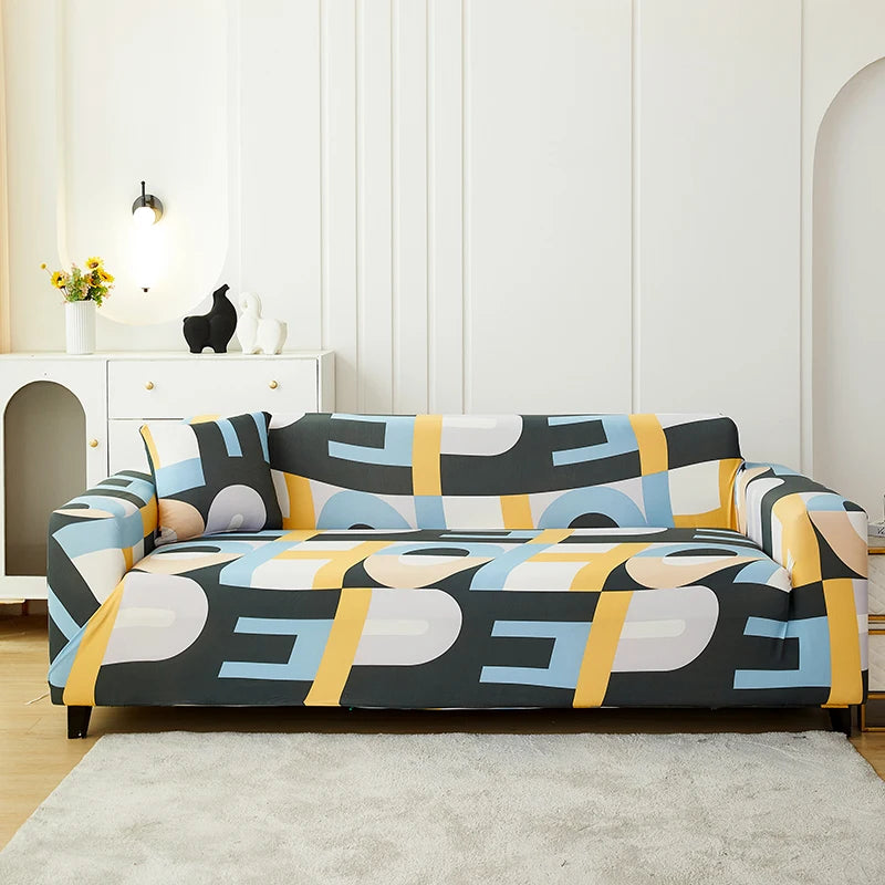 Hot Selling Protective Heavy Duty Not Slippery Extra Large Flower Bloom Western Style Couch Cover  for Seater Couches