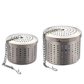 Food Grade Loose Leaf Tea Spices and Seasonings Tea Infuser Cooking Infuser 18/8 Stainless Steel Tea Strainer