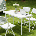 OWNSWING Outdoor Table Night Market Stall Plastic Desk Office Folding Table Chair Computer Desk Home Table