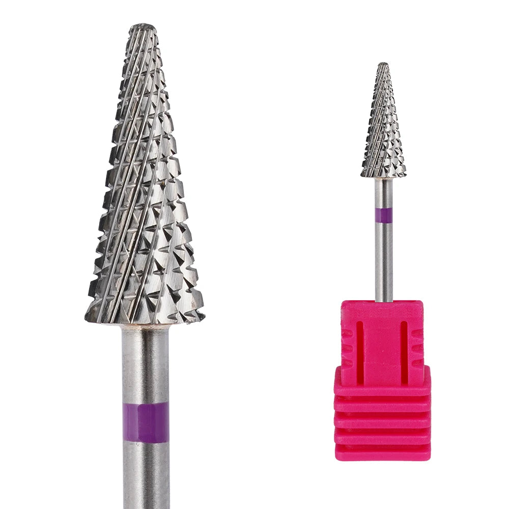 Upgraded Sharpe Teeth 6MM Manicure Machine Accessories Professional Use Durable Tungsten Nail Drill Bit