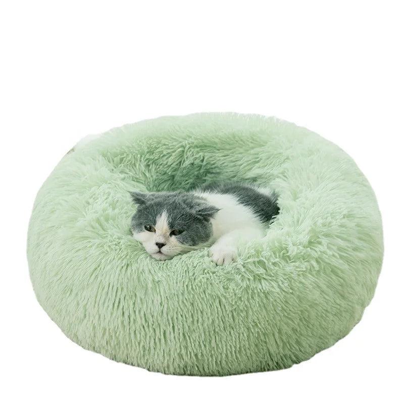 Wholesale Mechanical Wash Faux Fur Pet Bed Cushion Beds for Cats