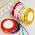Hambroline 6mm Wide DIY Jewelry Accessories Ribbon Headband and Gift Box Packaging Satin Lanyards for Valentine's Day