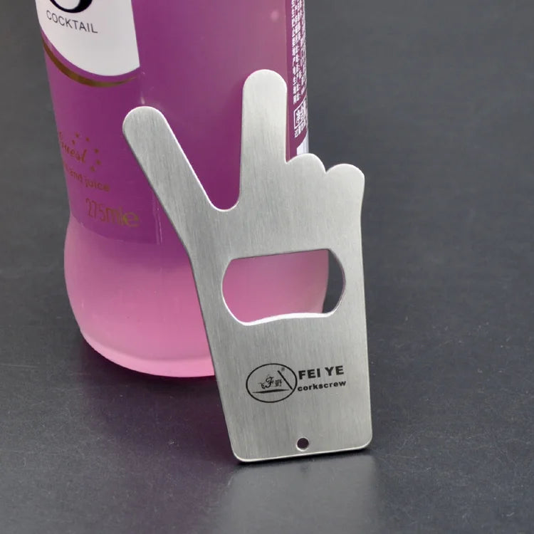 2022 Newly Designed Small and Durable Metal Bottle Opener Stainless Steel Beer Bottle Opener