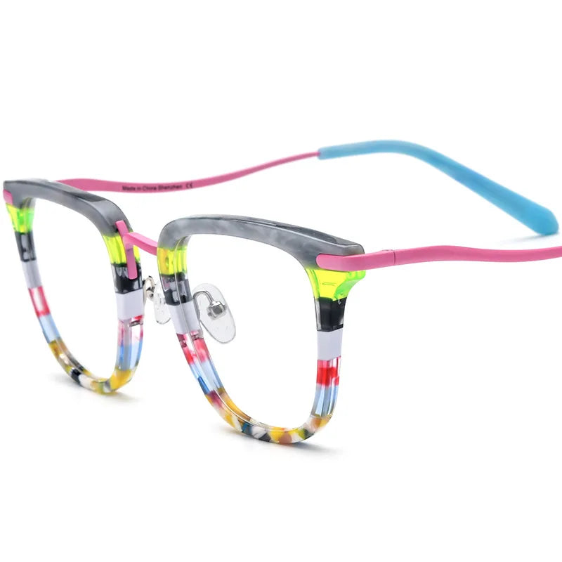 2026 Titanium Optical Glasses Frame Men Vintage cat Eye Prescription Women Retro Myopia Acetate Eyeglasses