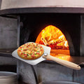 Ready to Ship 12 X 14 Inch Aluminum Detachable Turning Pizza Paddle Peel Tools Foldable Wooden Handle Pizza Peel