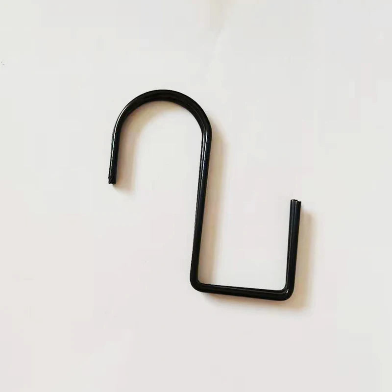 Black S Hooks Metal Factory Custom Stainless Steel S Shaped Hook