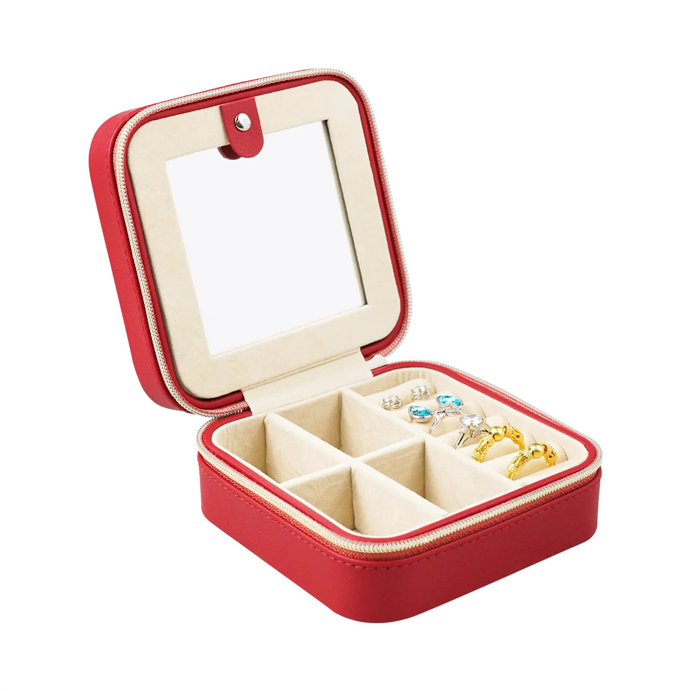 Plastic Jewelry Box with Satin & Velvet Inserts Customizable Exterior ISO 9001 Certified OEM Wholesale Price