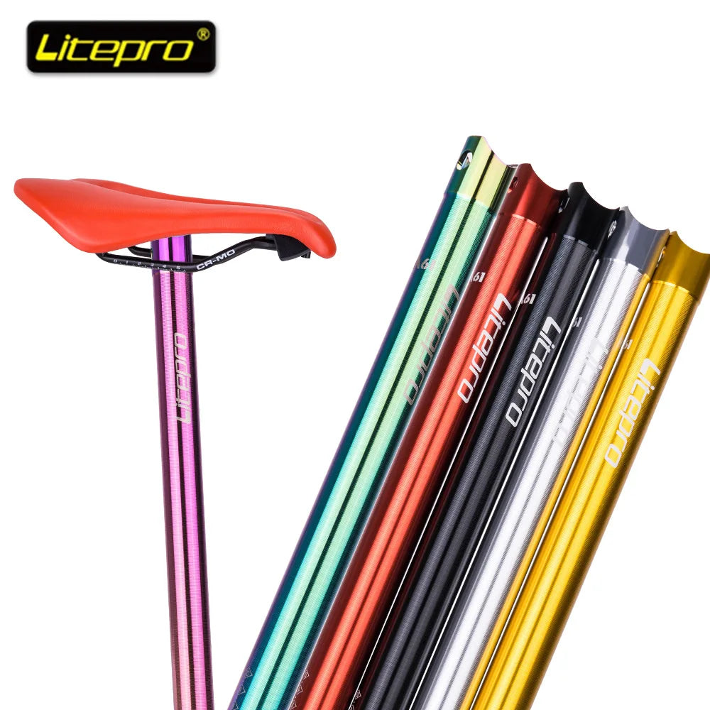 Litepro 33.9mm Aluminium Alloy Bicycle Seat Post for Folding Bikes