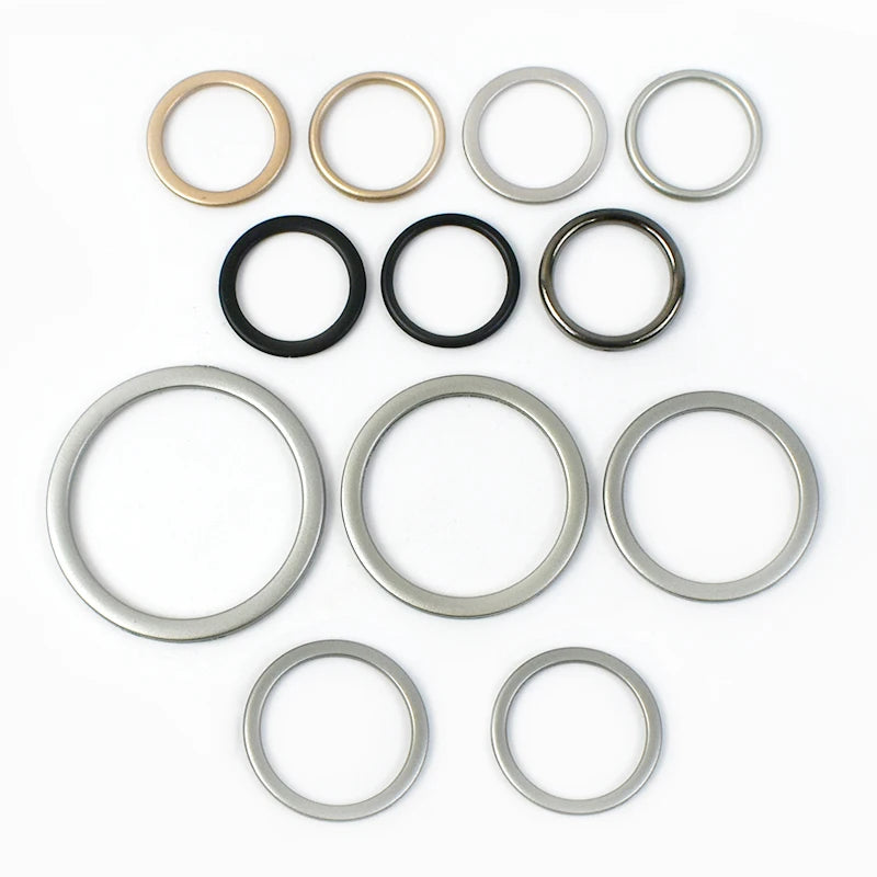 Deepeel BF744 2-5.5cm Alloy Ring Buckle Coat Trench Belt Buckles Fashion Bag Hardware Round Waist Adjustment Accessories
