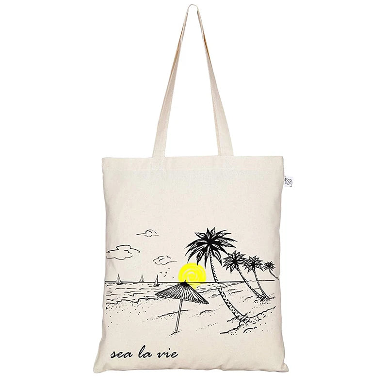 New Arrival Customized Logo Printing Cotton Shopping Bag Wholesale Bags Cotton Tote Bag