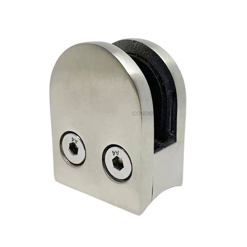 Condibe Stainless Steel Satin Finish Railing Glass Clamp