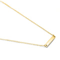 EManco Dainty Minimalist Geometric Bar Pendant Necklace for Women Stainless Steel Necklace Choker Tarnish Free Wholesale