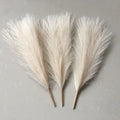 YOPIN-1604 Customized White Faux Pampas Flower 9 Branches Artificial Pampas Grass