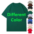 Autumn Brown New Summer Moq 2 Pcs 180 Gsm Breathable Green Gray Blue Wholesale Affordable Red Crewneck Plain t Shirt Cotton Men