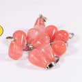 Huiying Wholesale Factory Price Watermelon Quartz Nature stone Pendant Water Drop Pendant Necklace jewelry