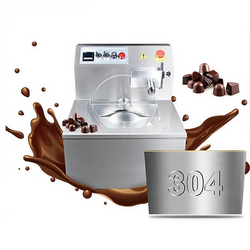 Automatic Chocolate Melting Pot Electric Tempering Equipment for Confectionery Production Line