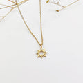 Sun Necklace Stainless Steel Gargantillas Sun Shape Pendant Mens Gold Necklace Jewelry Stainless Steel Wholesale