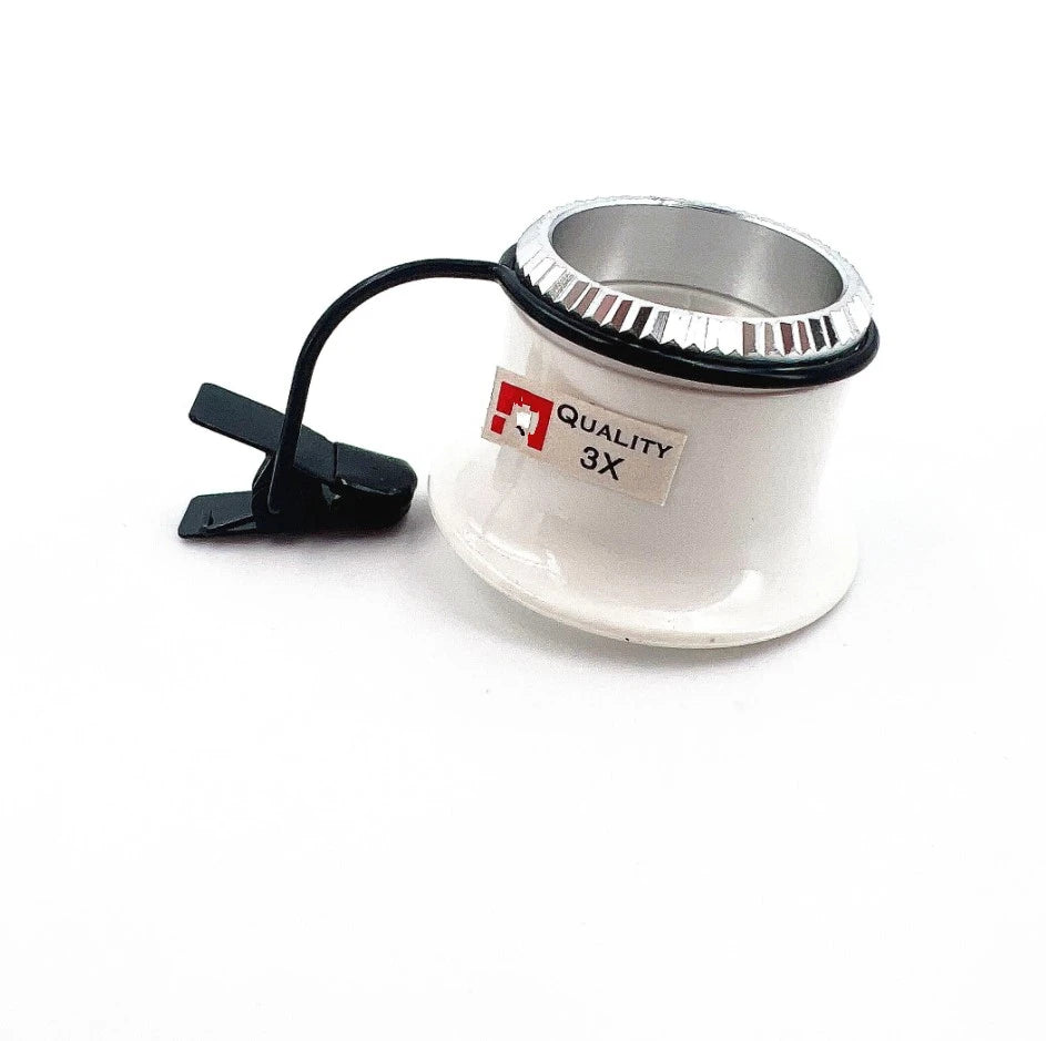 Hot Selling 3X 4X 5X 10X 15X Clip-on Glasses Magnifying Glass Lenses for Watch Maintenance