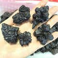 Wholesale Natural Egyptian Prophecy Black Carbonado Rough Stone Healing Raw Desert Limonite for Decoration