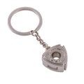 Modification Mazda Rotary Engine Metal Keychain Advertising Auto Part Model Key Chain Ring Accessories
