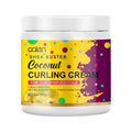 8OZ Private Label Coconut Natural Ingredients Long Lasting Sulfate and Paraben Free Natural Hair Moisturizing Styling Cream Cur