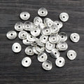 100pcs 9x8.5mm Antique Silver Plated Spacer Beads Charms for Diy Beaded Bracelets Necklace Jewelry Handmade Making Accessories