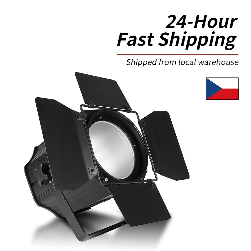AICPOSE High Power 200w Rgbw LED Fresnel Spot Light for Wedding Party Dmx Control Fresnel Stage Lights