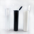Plastic Tube Child Resistant Pop Top Tube Container Packaging 78mm 90mm 98mm 109mm Screen Printing Pre Tube