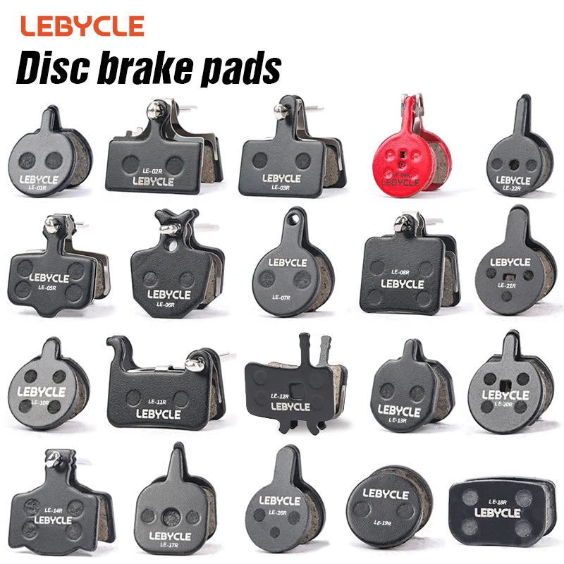 LEBYCLE Factory Custom Bike Hydraulic Disc Brake Pads Bicycle Semi-metallic Resin Ceramic Brake Pad for XT DEORE ELIXIR AVID