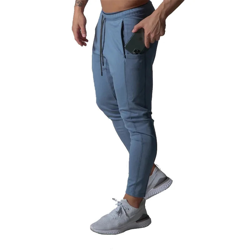 ODM OEM Casual Dry Refreshing Forest Runway Jogging Blue Men's Cotton Blend Quick Dry Breathable Anti-UV Eco-Friendly Jogging