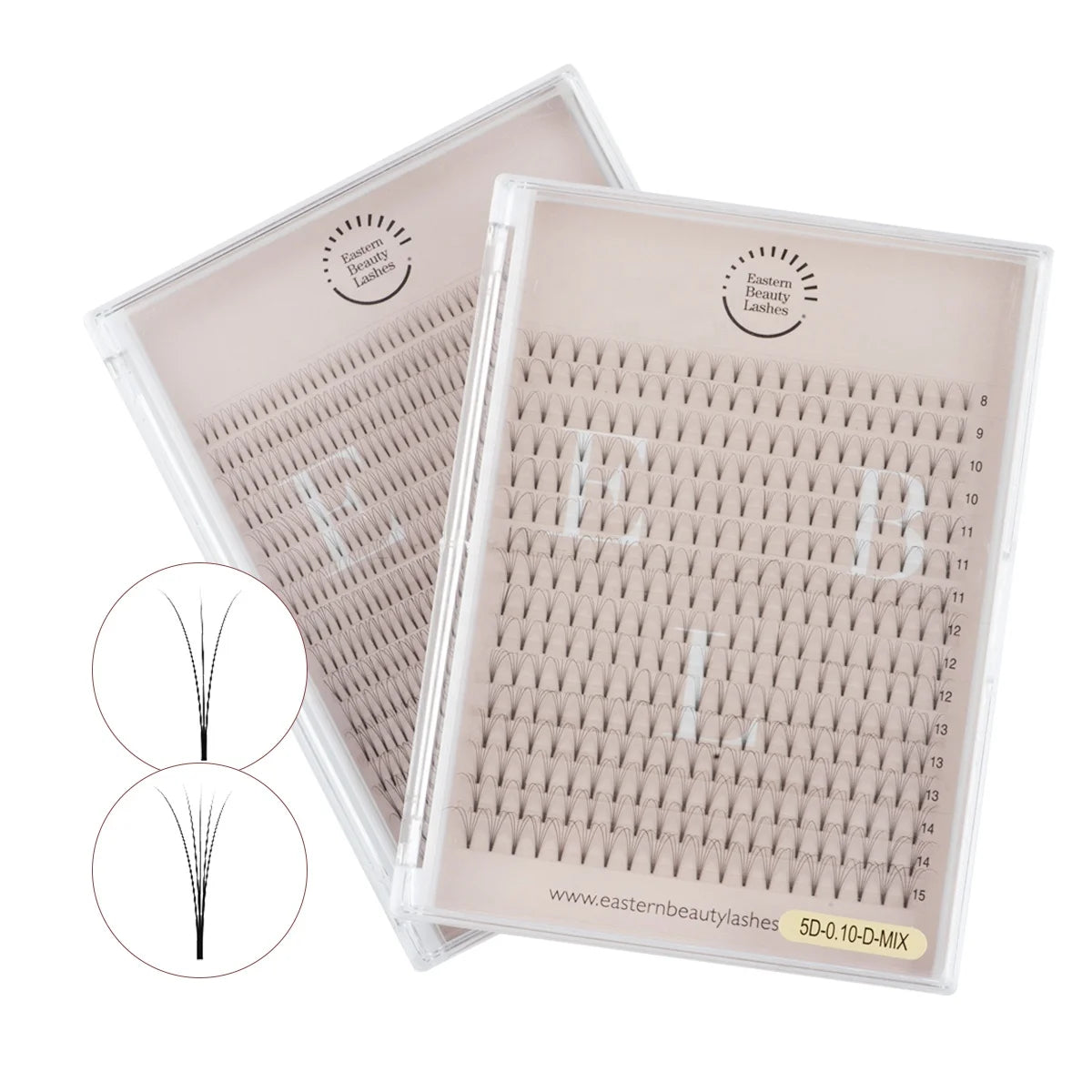 Professional Korean Pre Made Fan Eyelashes Superroot Lashes 3d 10d Large Tray Premade Fans Mega Volume Eyelash Extensions