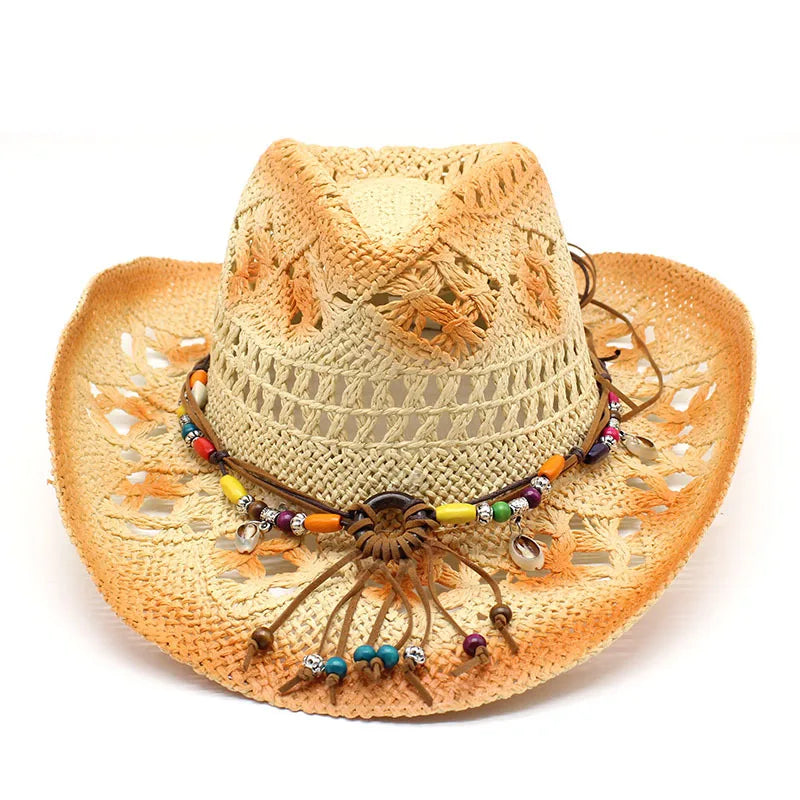 Ethic Summer Handmade Crochet Patterns Cowboy Hat Woman Womens Cowgirl Hats Summer Cowboy Hats