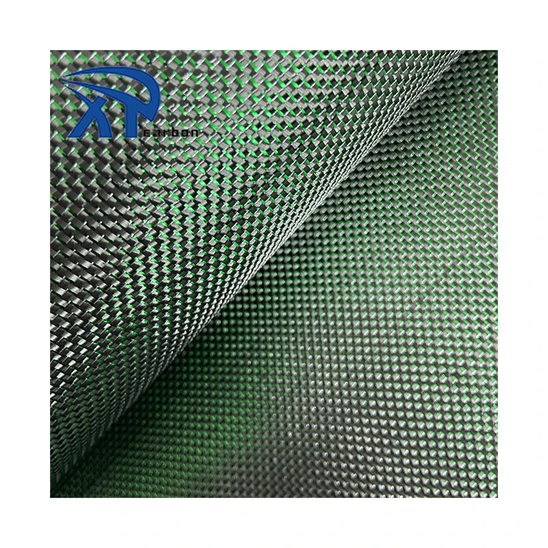 3k Silver Green  Twill High Performance Best Quality Matte Carbon Fiber Tube square